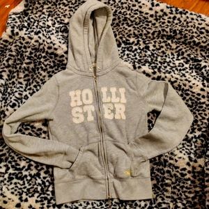 Hollister zip up hoodie